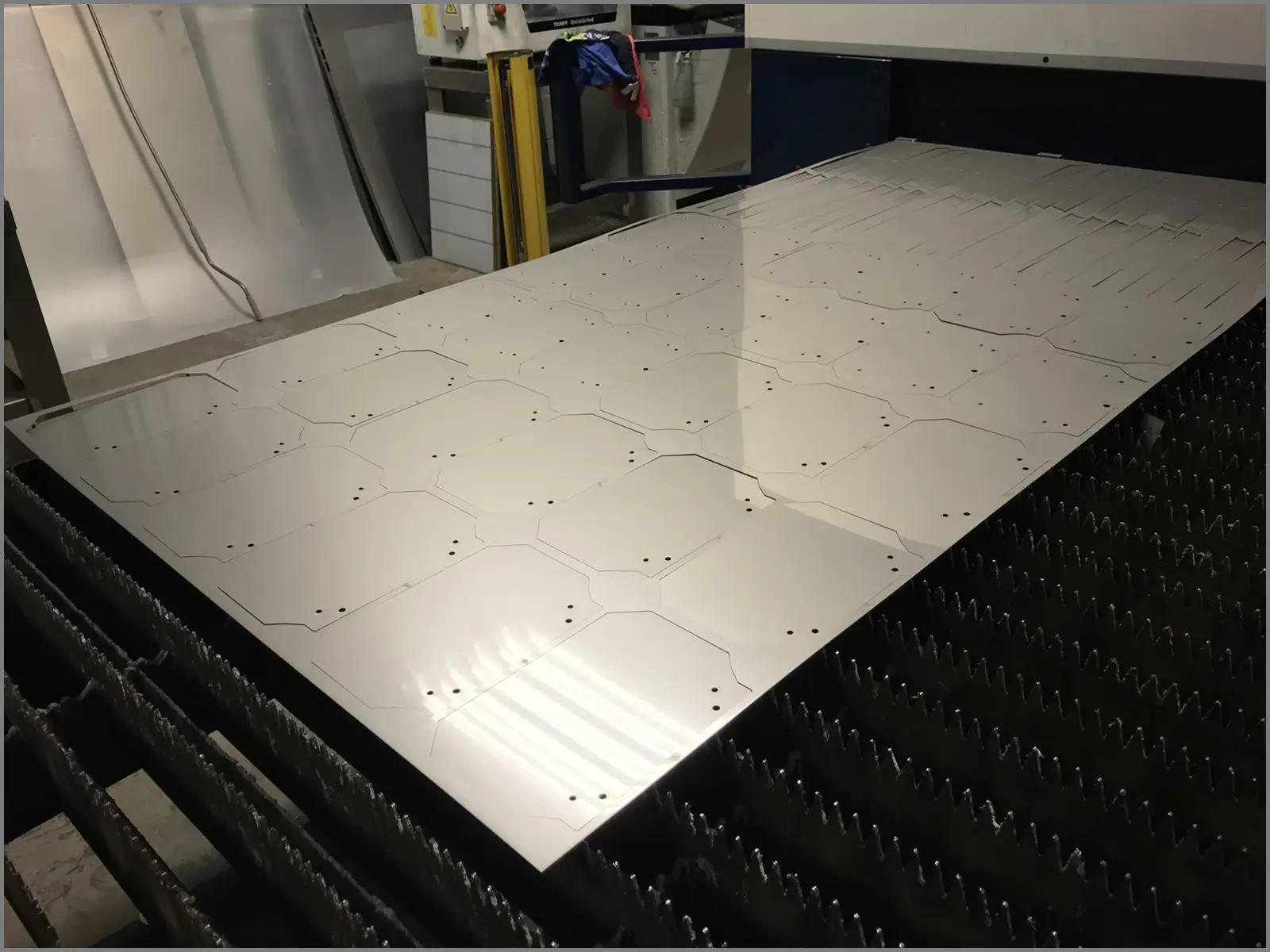 Sheet metal laser cutting