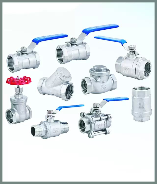 Stainless steel manual ball valves