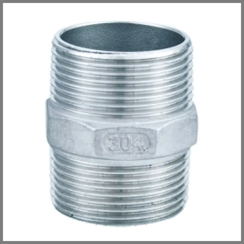Stainless steel hexagon nipple